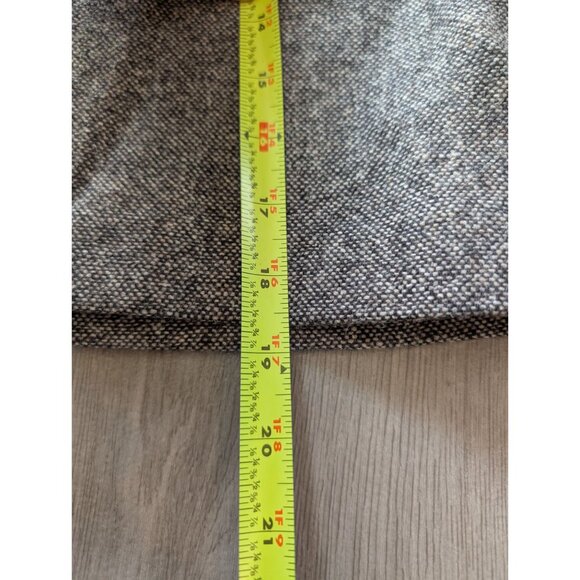 Eddie Bauer Womens Tweed Button-Front Skirt Size 2 Gray Wool Blend - Picture 6 of 6
